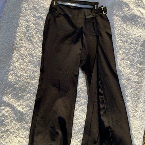 Black Slit Dress Pants